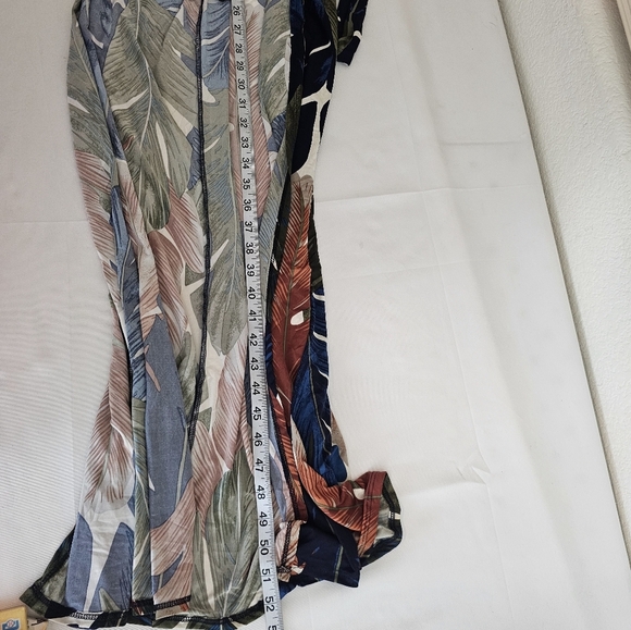 Fashion Nova Curve Night Moves Off-Shoulder Romper Maxi Dress Olive Combo Size L - Picture 15 of 16